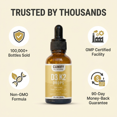 All Natural D3 K2 Drops